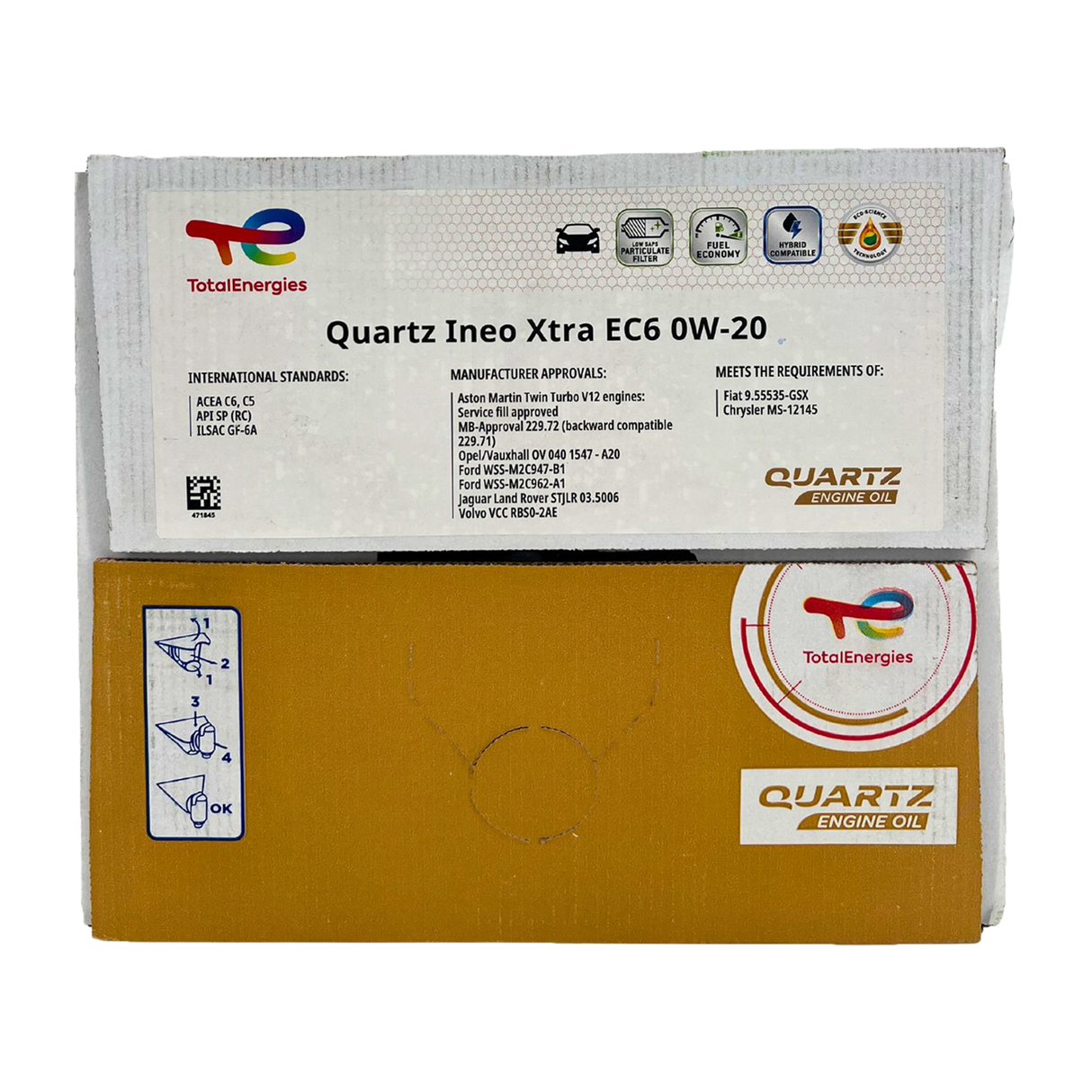 Total Quartz Ineo Xtra EC6 0W-20 20 Liter BAG-IN Box