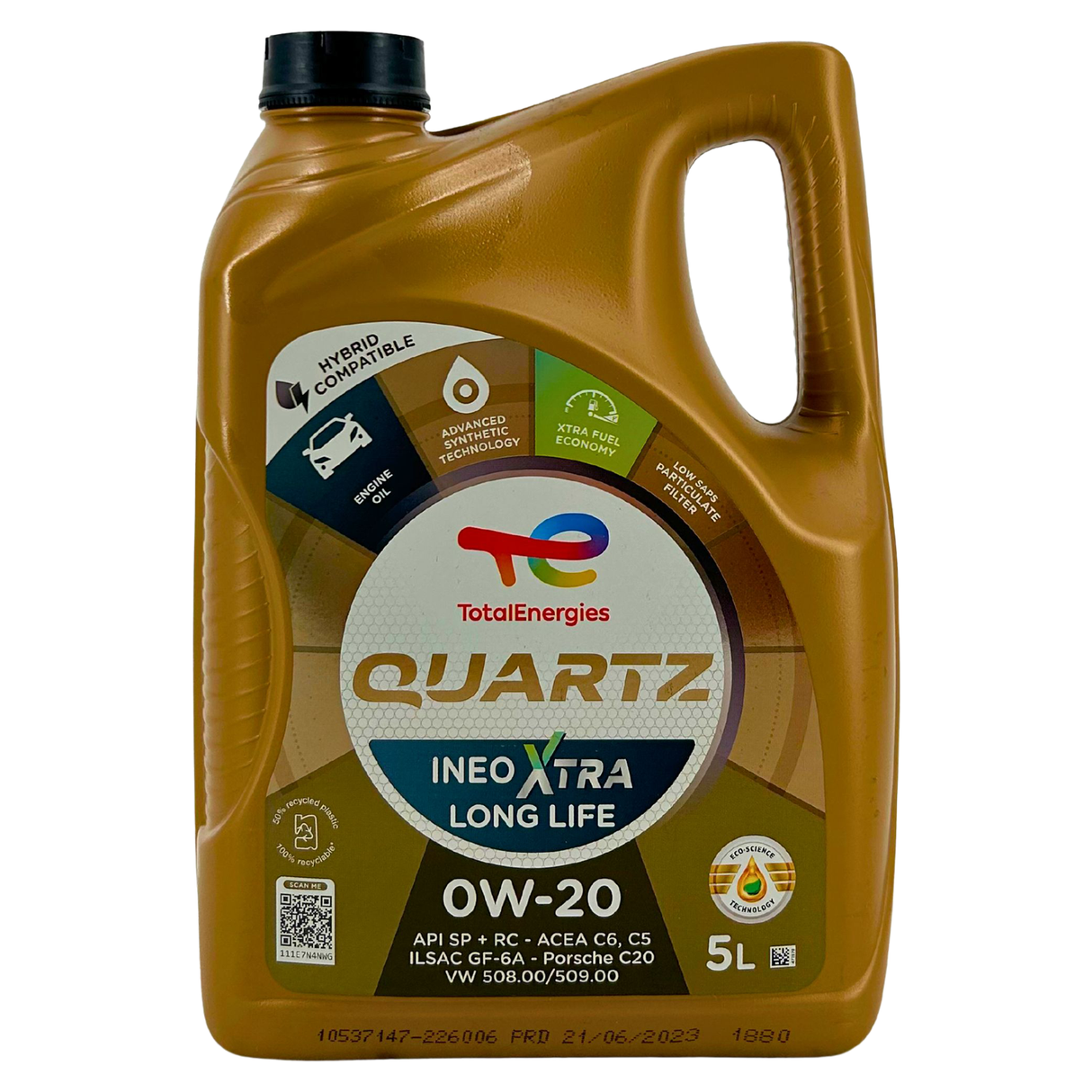 Total Quartz Ineo Xtra Longlife 0W-20 5 Liter
