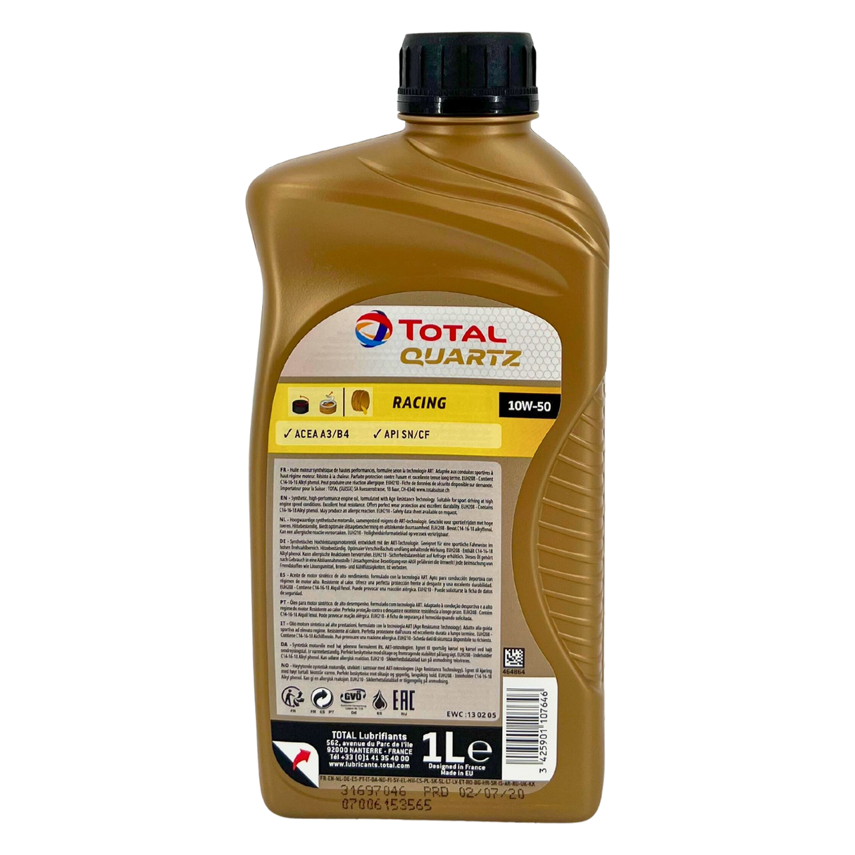 Total Quartz Racing 10W-50 1 Liter
