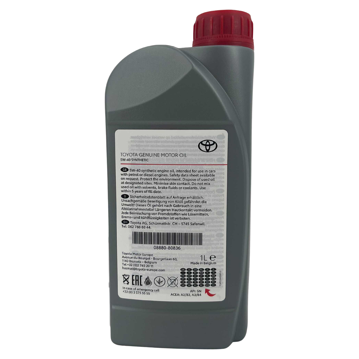 Toyota Synthetic 5W-40 1 Liter