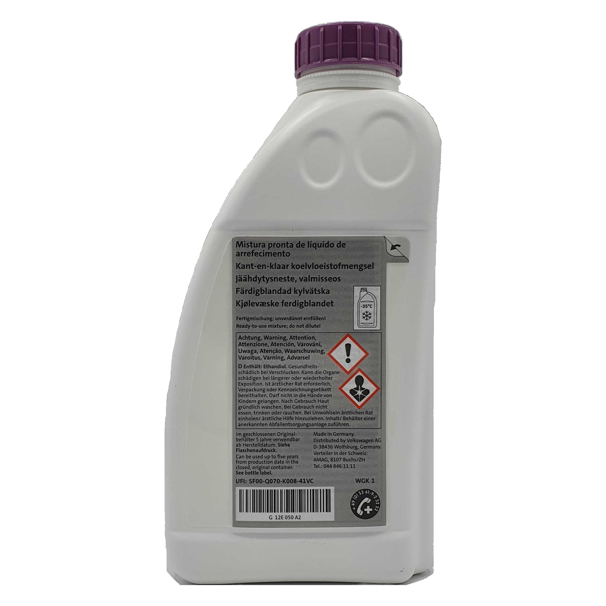 VW Original Kühlerfrostschutz G12EVO Ready Mix 1 Liter