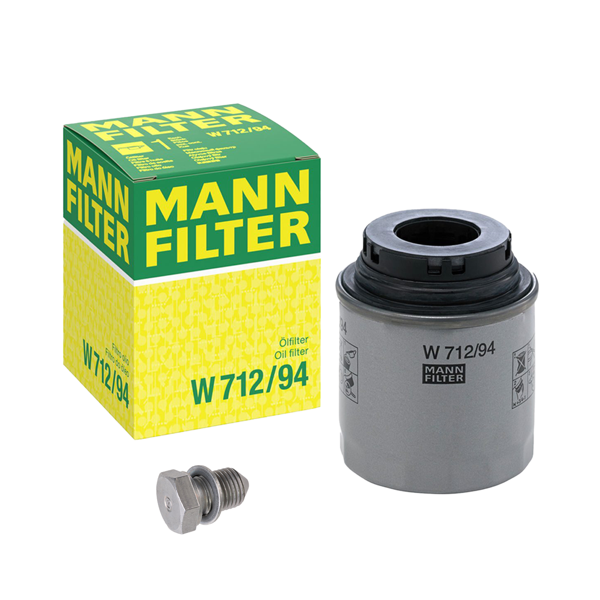 MANN Ölfilter W 712/94 + Ölablassschraube
