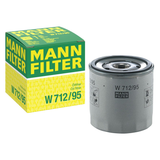 MANN ÖLFILTER W712/95+MANNOL 5W30 ÖL für AUDI A1 A3 MII SKODA FABIA 3 VW GOLF 7