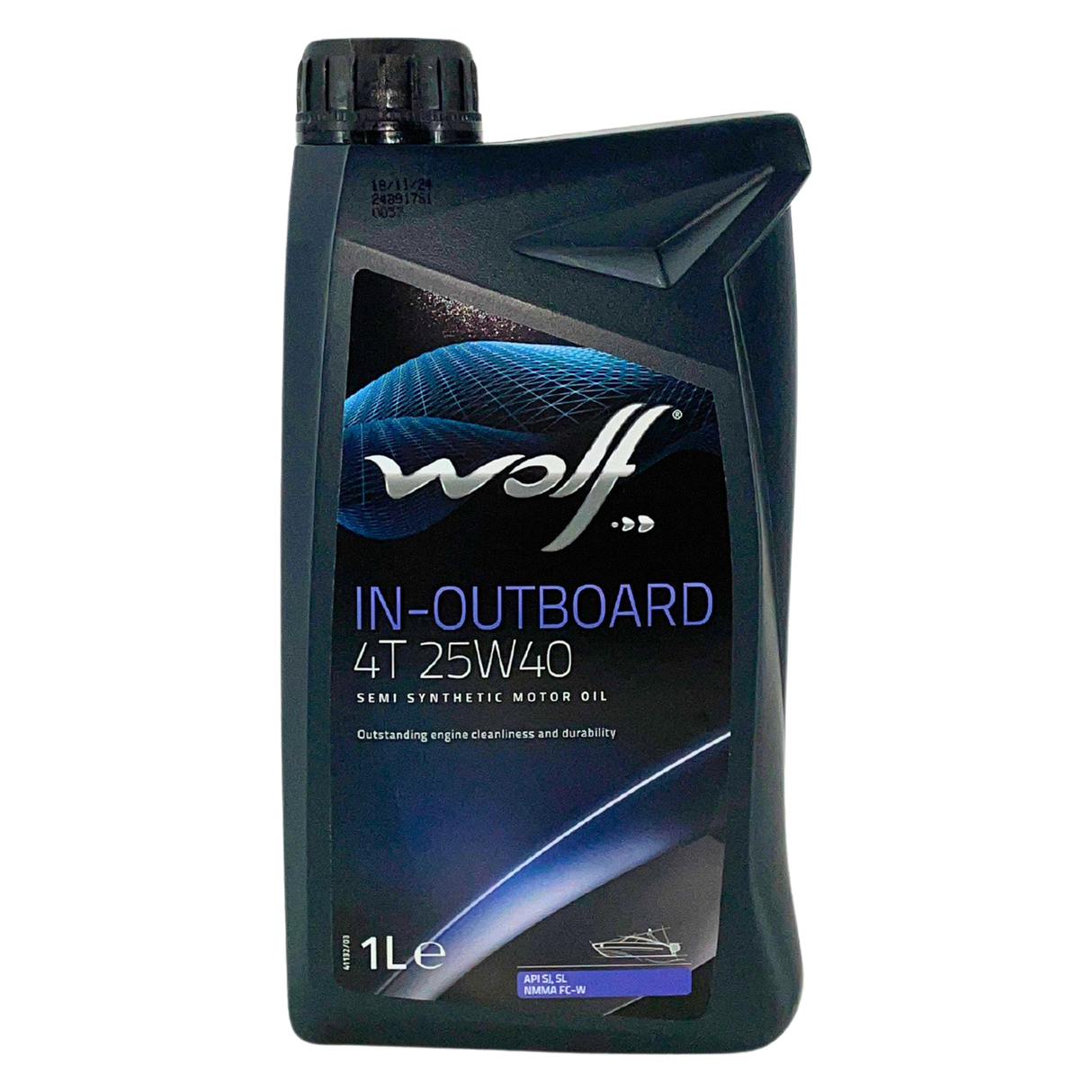 Wolf In-Outboard 4T 25W-40 1 Liter