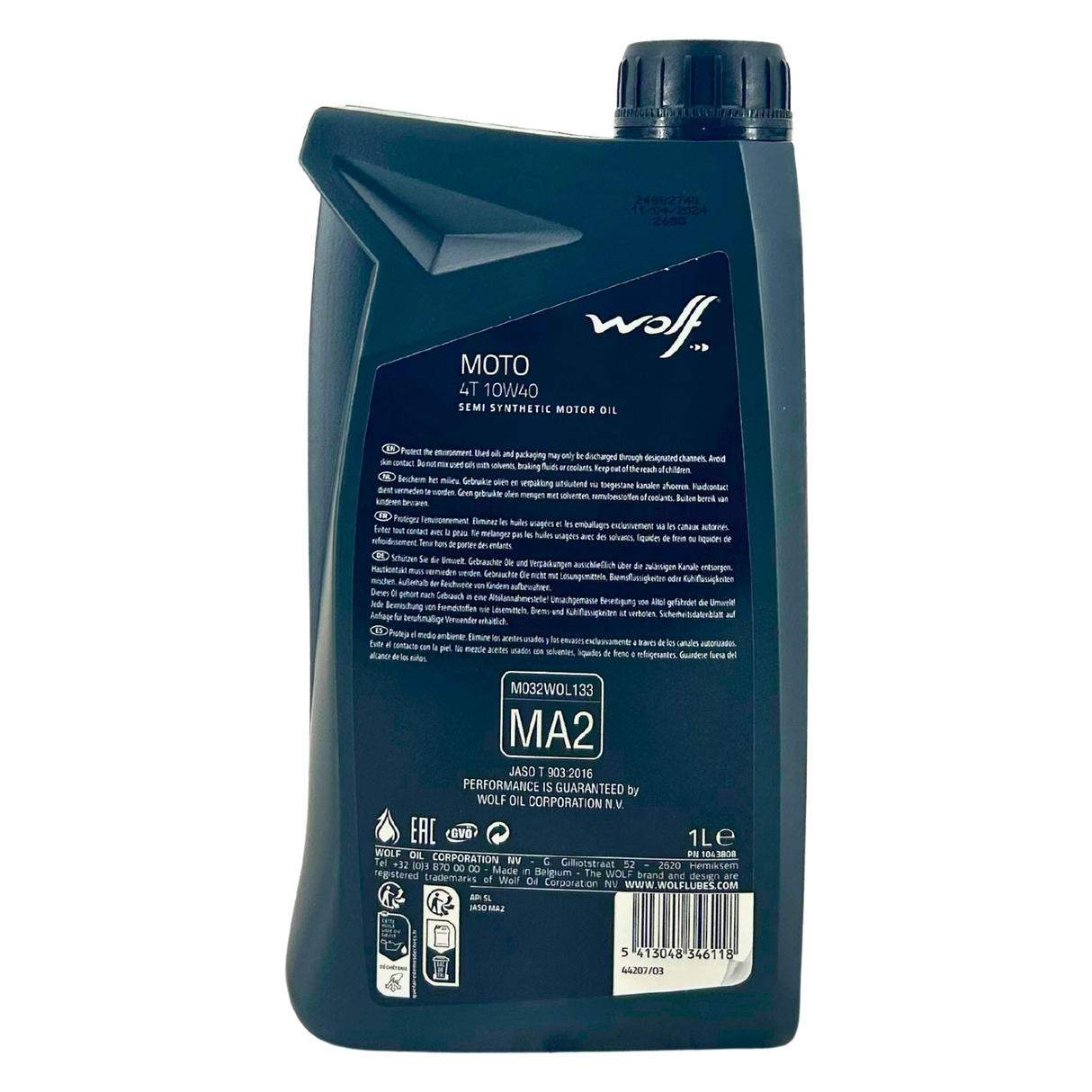Wolf Moto 4T 10W-40 1 Liter