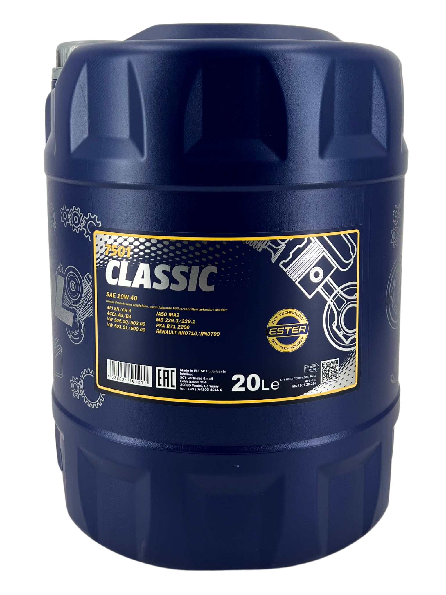 Mannol Classic 10W-40 20 Liter