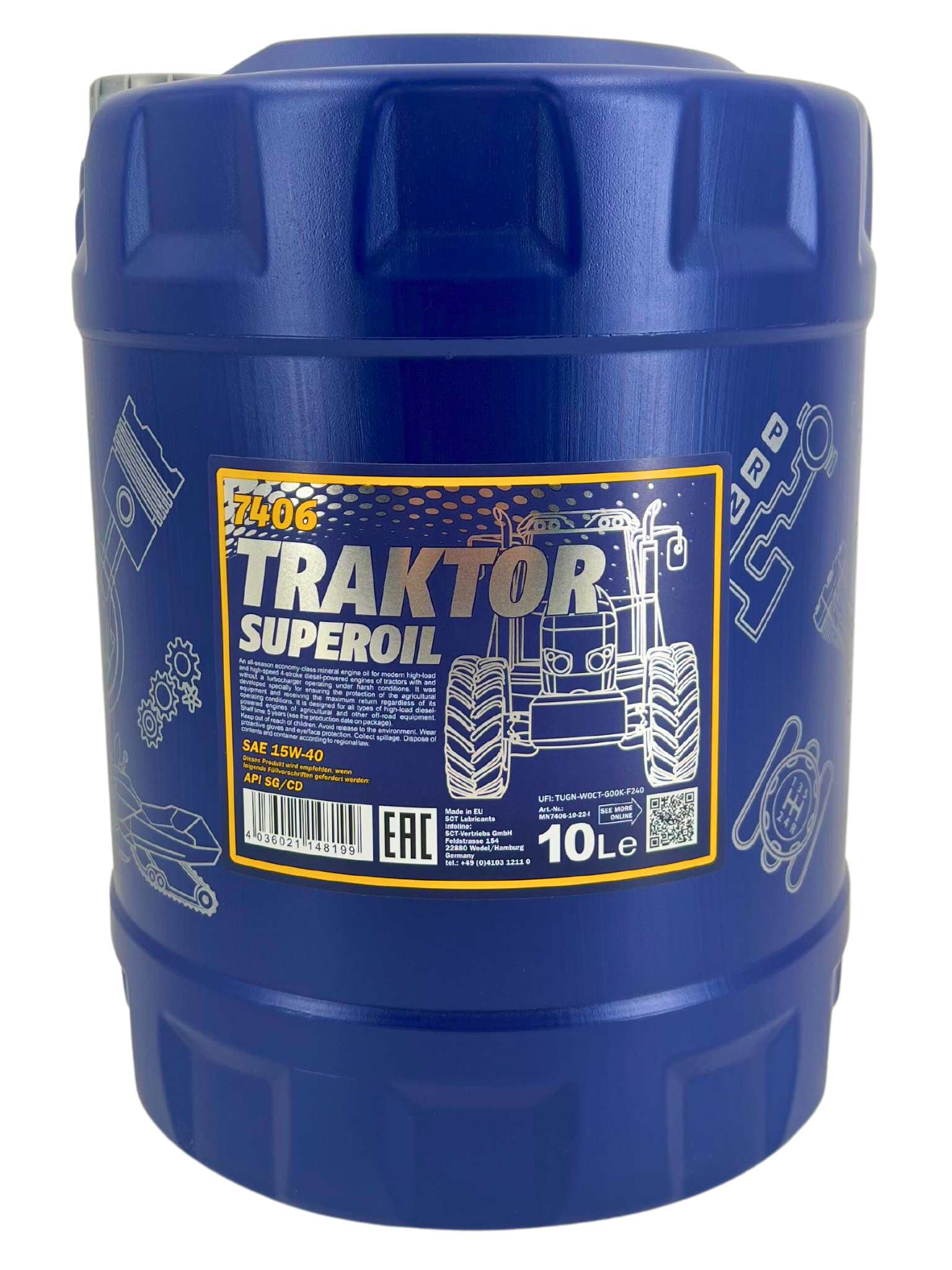 Mannol Traktor Superoil 15W-40 10 Liter