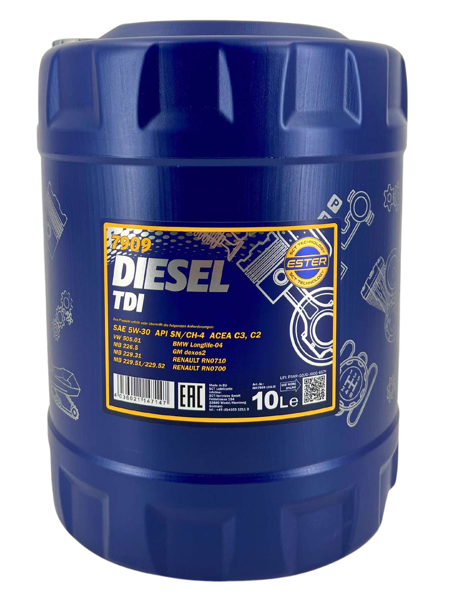 Mannol Diesel TDI 5W-30 10 Liter