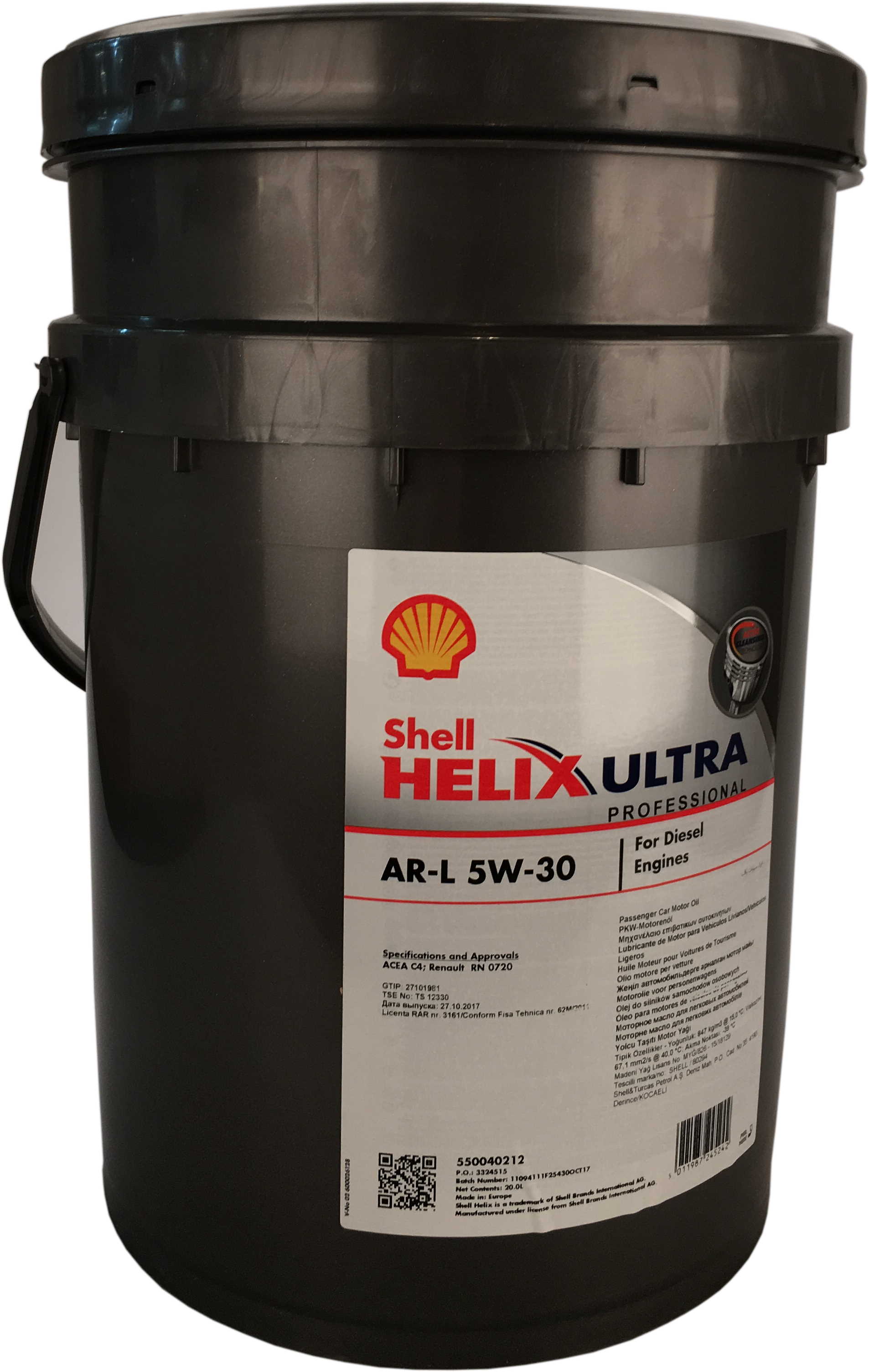 Shell Helix Ultra Professional AR-L 5W-30 20 Liter